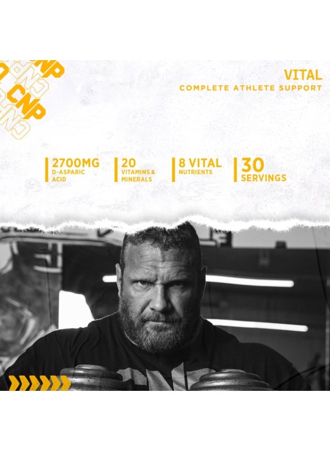 سي إن بي برو فيتال + 150 قرصًا - فيتامينات متعددة | 20 فيتامينًا ومعادن | 8 عناصر غذائية أساسية | جرعة تكفي 30 يومًا | تركيبة داعمة للرياضيين - Image 5